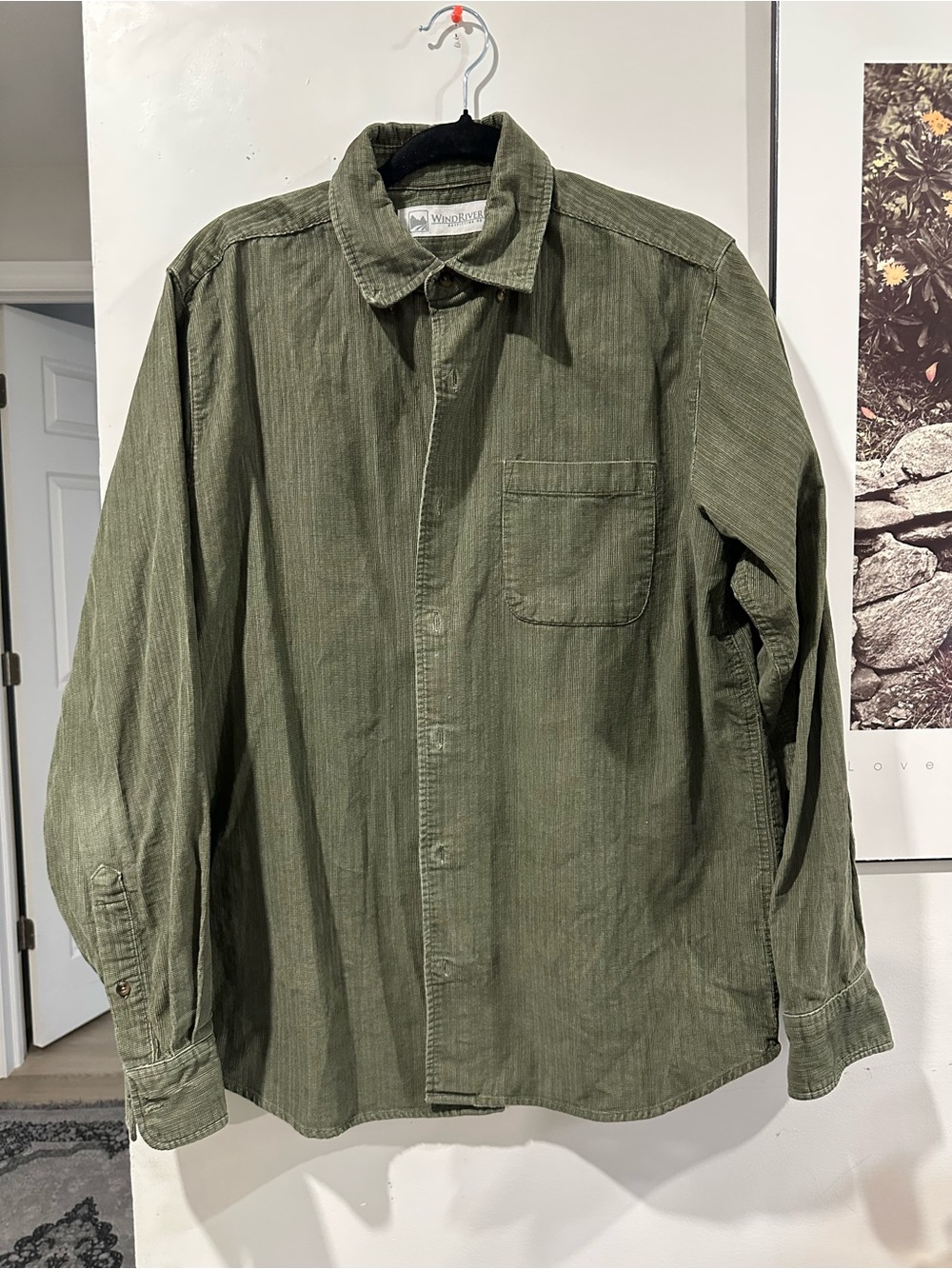 Olive Green Men's Casual Jacket